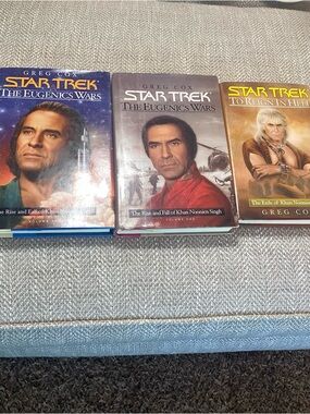 Star Trek Book Set by Greg Cox - The Eugenics Wars & To Reign in Hell 1st print